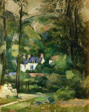 Maisons dans la verdure Paul Cézanne Peinture à l'huile